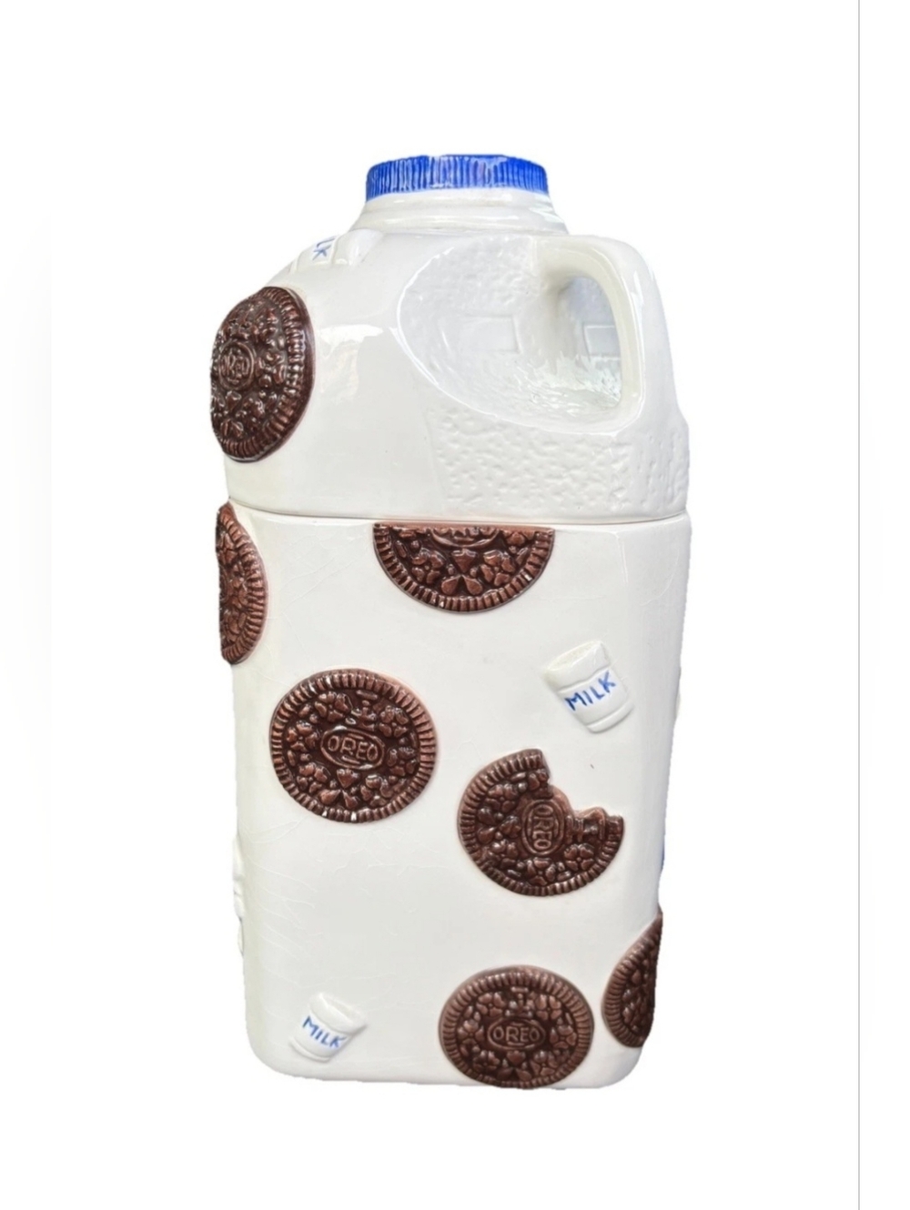 Vintage "Nabisco" Oreo  Milk Jug Cookie Jar - Picture 4 of 16
